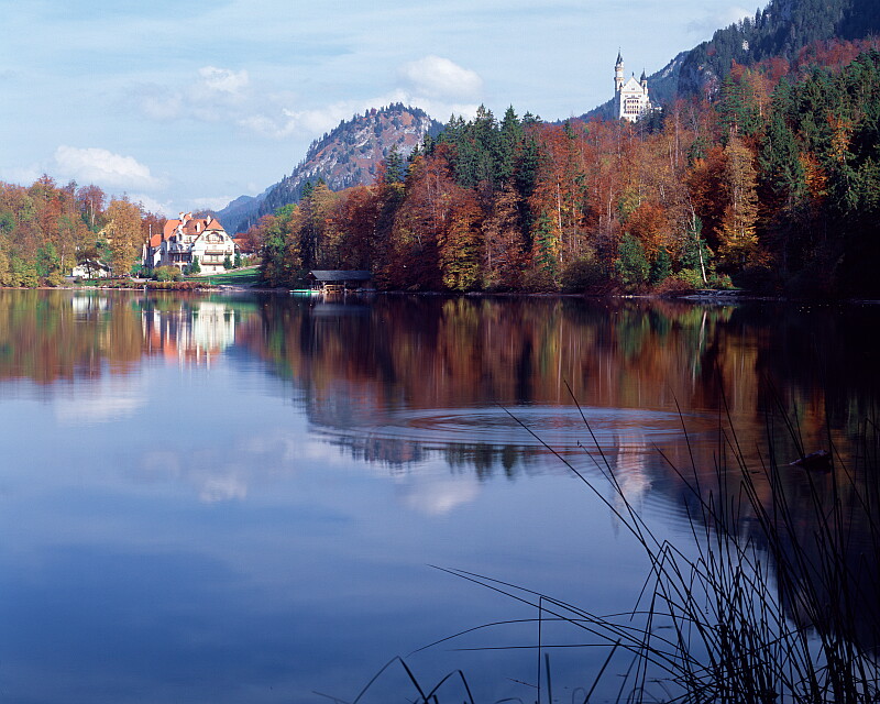 Neuschwanstein Castle , Bavaria , Germany
scan: Imacon:  8790x7033
